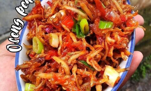 Oseng Pedas Terin - Masakan dari Terasi