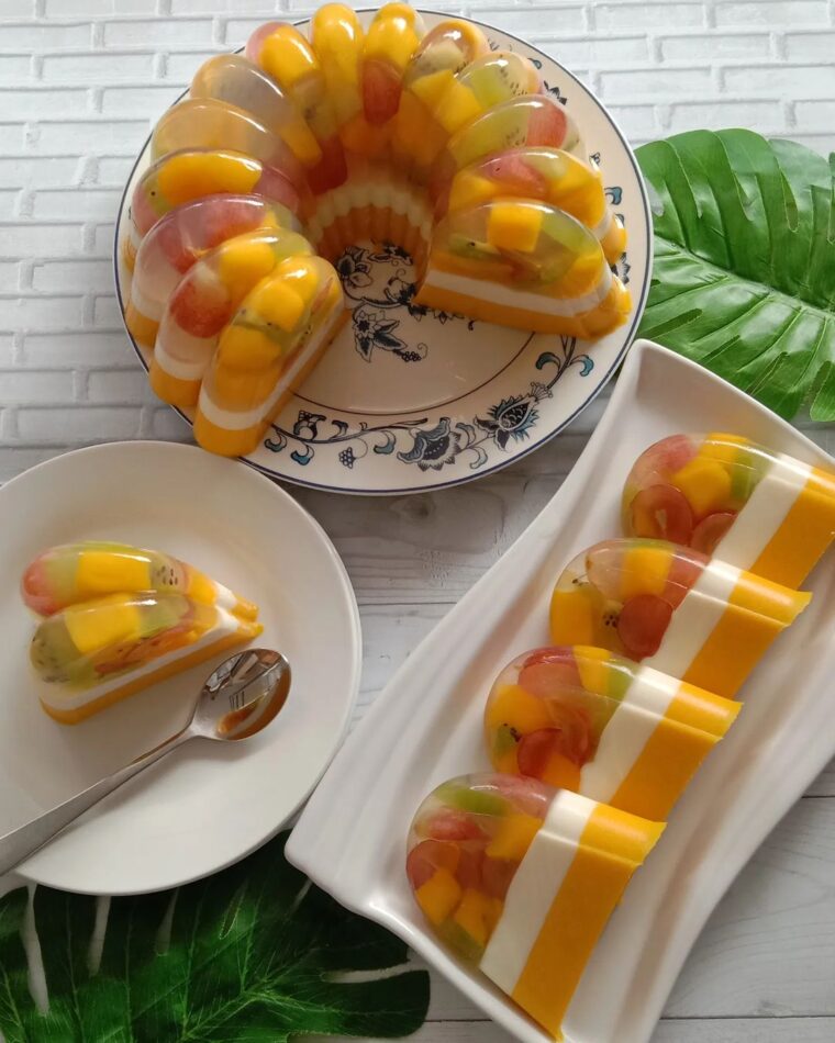 Resep Puding Lapis Buah Dari elvynnofianti