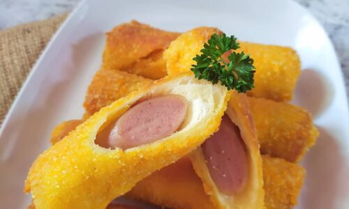 Roti Tawar Isi Sosis