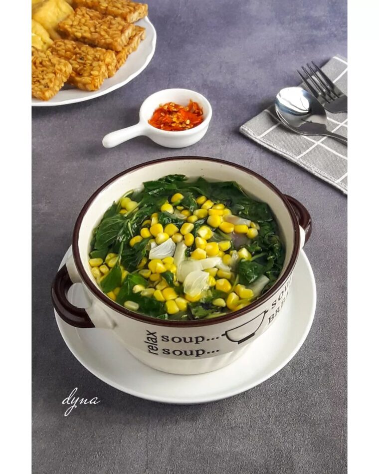 Resep Sayur Bening Bayam Jagung Dari dapur_dyna