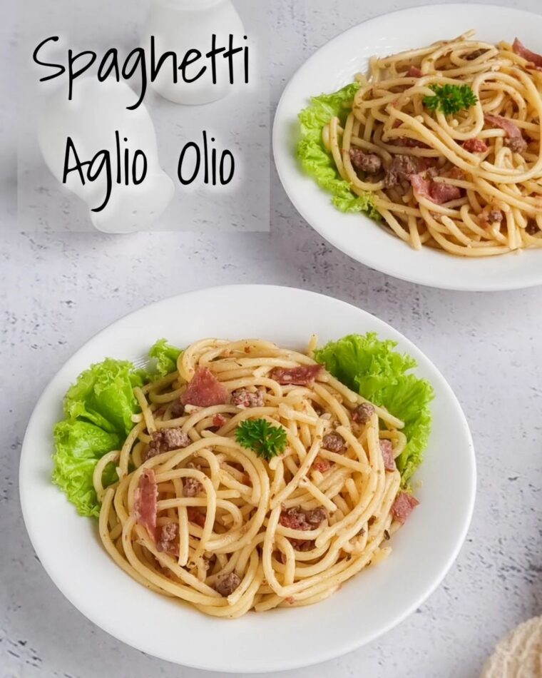 Resep Spaghetti Oglio Olio Dari qiutin.kitchen