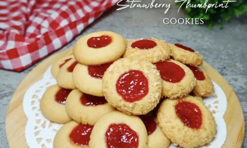 Strawberry Thumbprint Cookies
