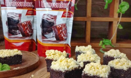 Streusel Banana Brownies