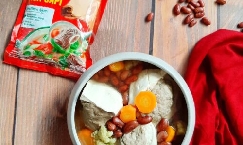 Sup Kacang Merah Tahu Isi Daging