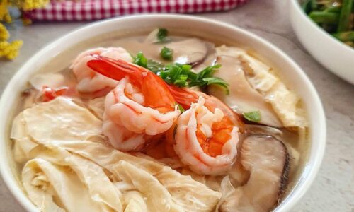 Sup Kembang Tahu Udang