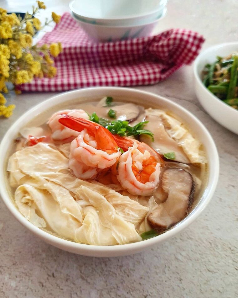 Resep Sup Kembang Tahu Udang Dari yscooking