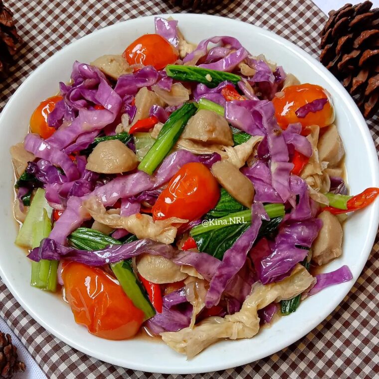 Resep Tumis Campur Kol Ungu Dari kina.nrl