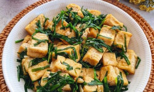 Tumis Tahu Kucai - Masakan dari Kucai