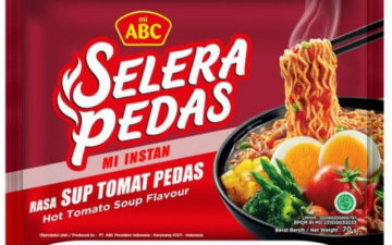 ABC President Indonesia Selera Pedas Mi Instan Rasa Sup Tomat Pedas