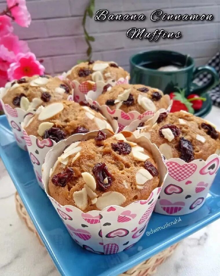 Resep Banana Cinnamon Muffins Dari dwimuslimah4