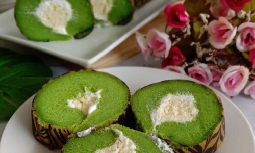 Bolu Gulung Batik Pandan