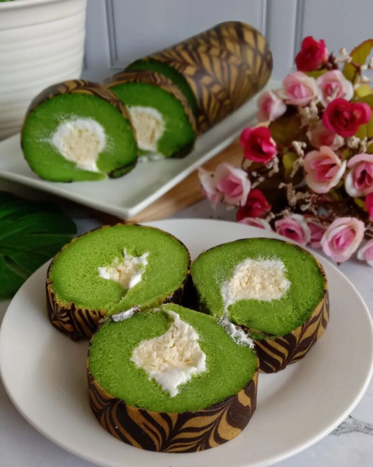 Resep Bolu Gulung Batik Pandan Dari elvynnofianti