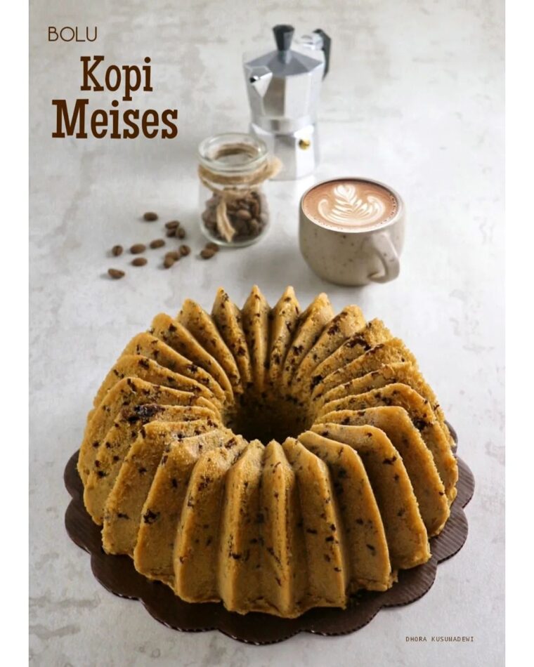 Resep Bolu Kopi Meises (Tanpa Emulsifier) Dari dhora_kusumadewi