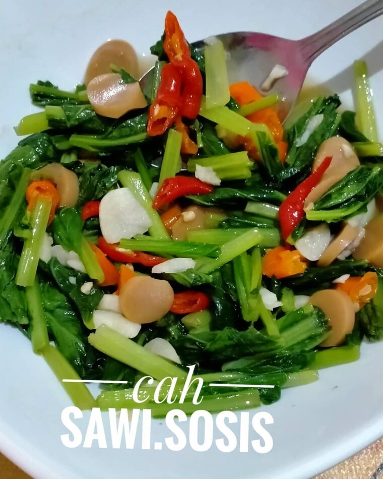 Resep Cah Sawi Sosis Dari ilma_ilma24