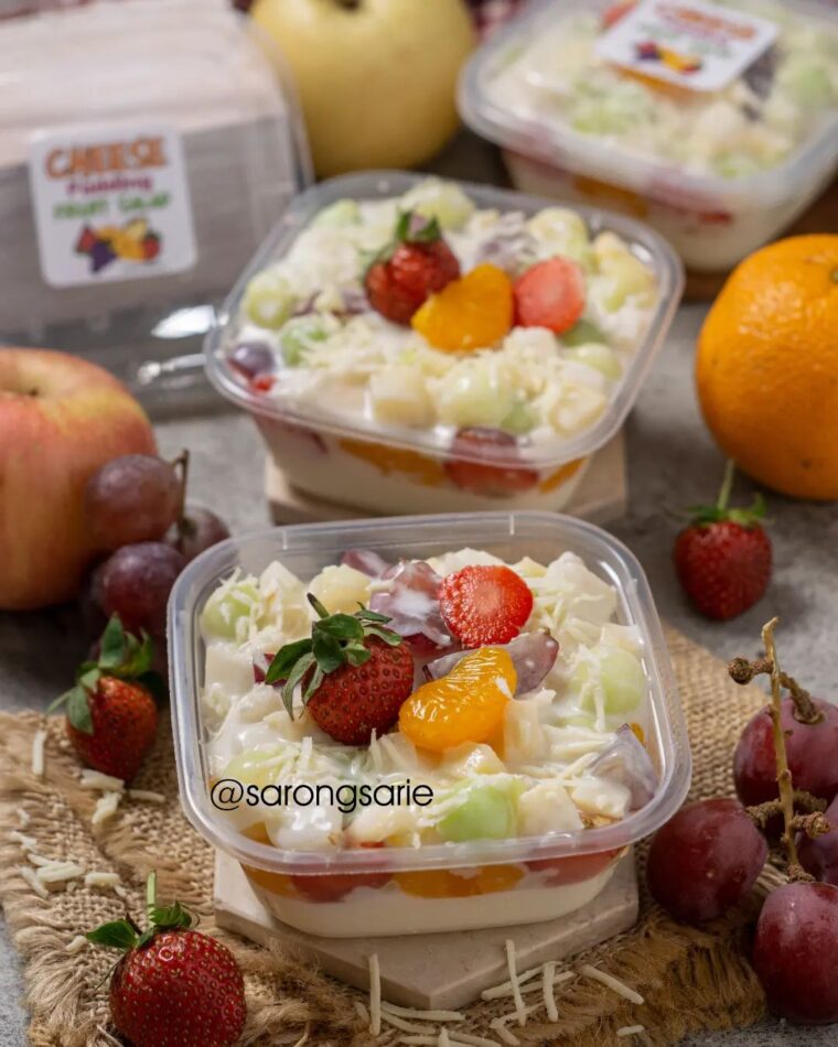 Resep Cheese Pudding Fruit Salad Dari sarongsarie
