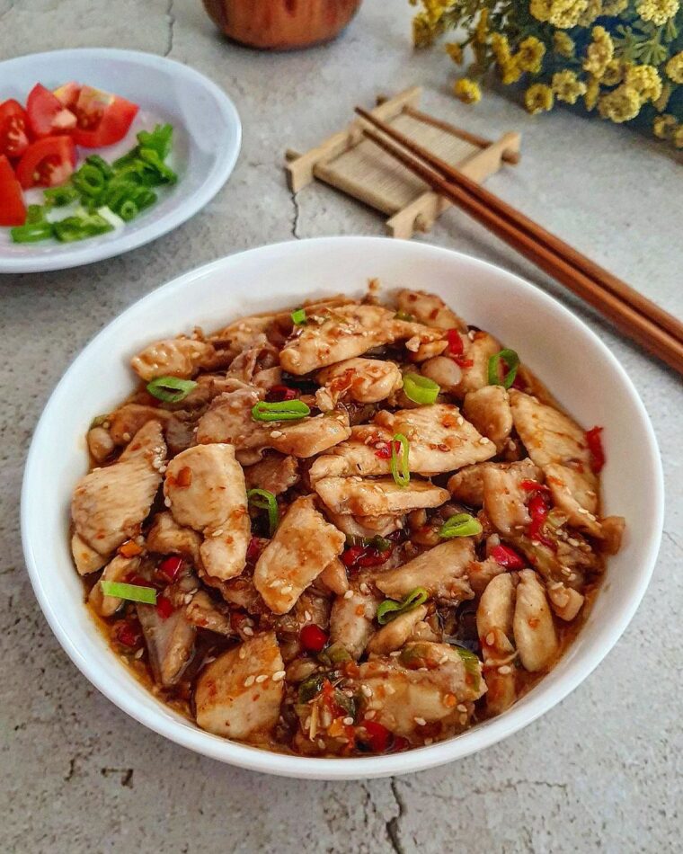 Resep Chinese Chili Oil Chicken Dari yscooking