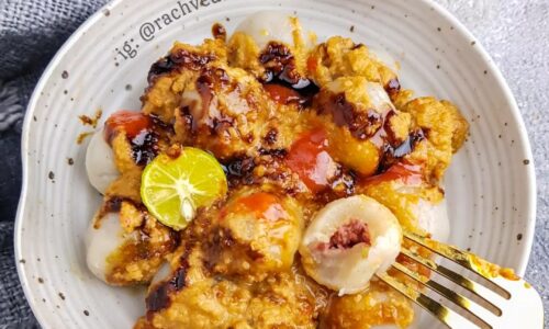 Cilok Bumbu Kacang - Camilan dari Kornet