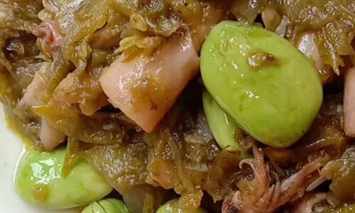 Cumi Asin Sambal Cabe Ijo