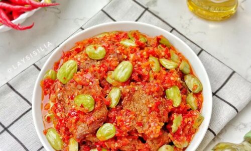 Daging Balado Basah - Masakan dari Petai