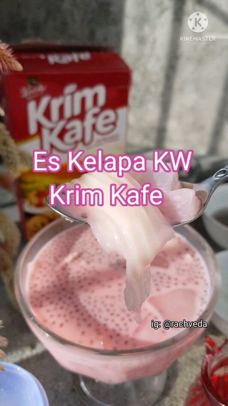 Resep Es Kelapa Kw Krim Kafe Dari rachveda