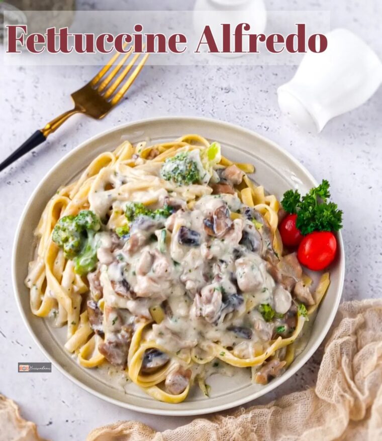 Resep Fettuccine Alfredo Dari qiutin.kitchen