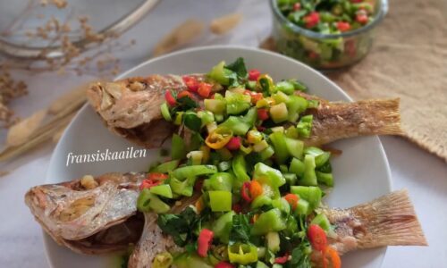 Ikan Goreng Sambel Colo-colo - Masakan dari Jamur