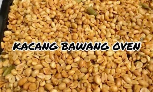 Kacang Bawang Oven - Camilan dari Kacang Tanah
