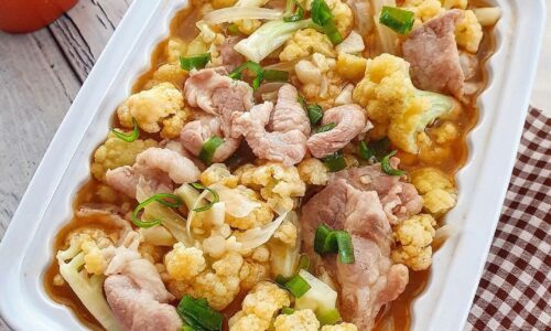 Kembang Kol Cah Daging