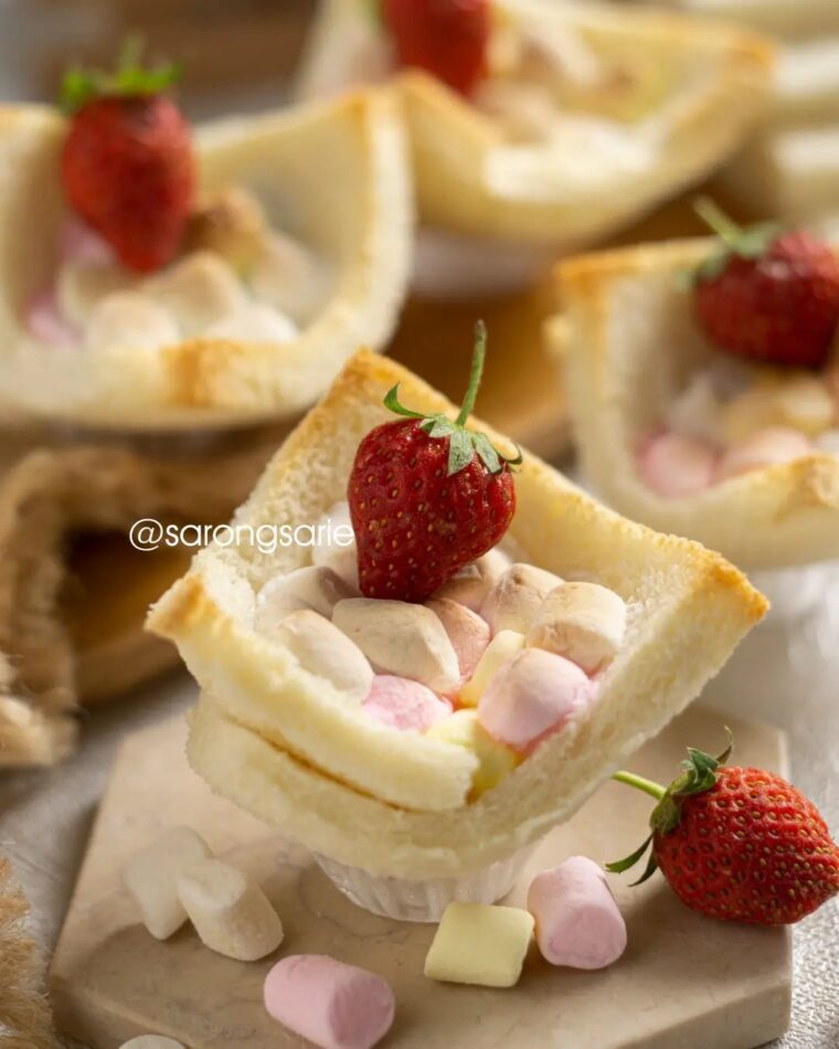 Resep Marshmallow Toast Dari sarongsarie