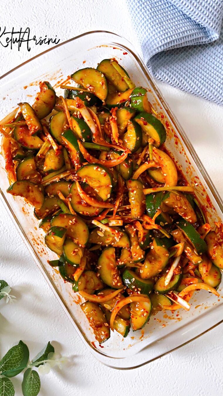 Resep Oi Muchim (Korean Cucumber Salad) Dari ketutarsini