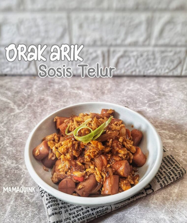 Resep Orak Arik Sosis Telur Dari mamaquink_88
