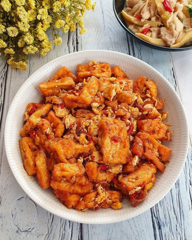 Resep Oseng Tahu Telur Bumbu Pedas Dari yscooking