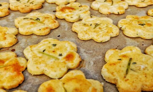 Parmesan Rosemary Cookies