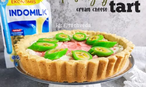Pisang Ijo Cream Cheese Tart