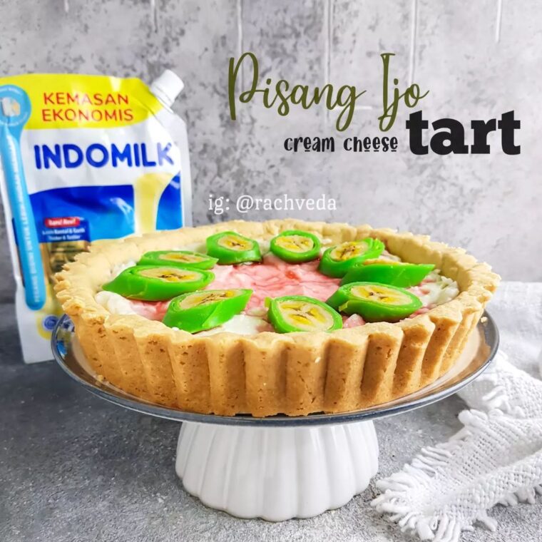 Resep Pisang Ijo Cream Cheese Tart Dari rachveda