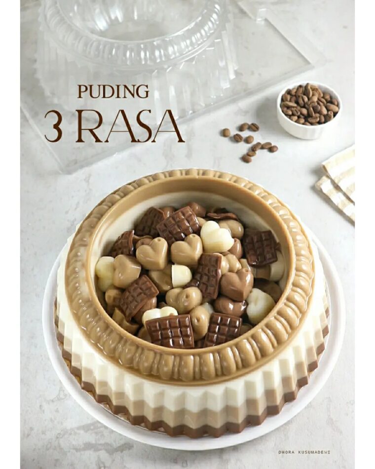 Resep Puding 3 Rasa Simpel (Kopi Susu Cokelat) Dari dhora_kusumadewi