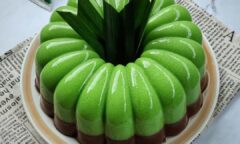 Resep Puding Lumut Pandan Coklat Dari pr.ditha