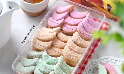 Putri Salju Rainbow Cookies
