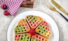 Resep Rainbow Peanut Pancake Dari albiyansmom