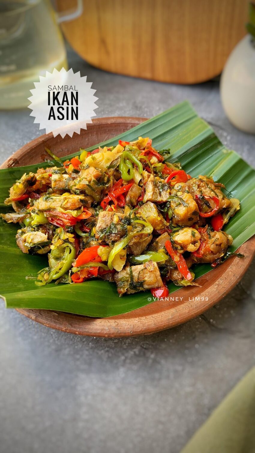 Resep Sambal Ikan Asin Dari Vianney Lim