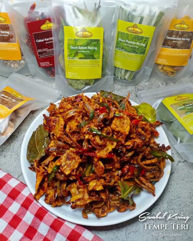 Resep Sambal Kering Tempe Teri Dari lim_henni