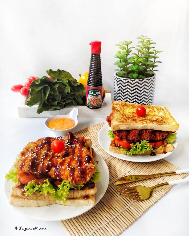 Resep Sandwich Ayam Katsu Saus Tiram Dari albiyansmom