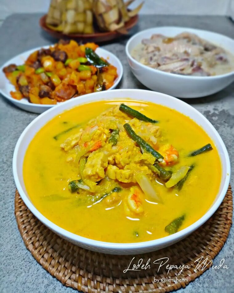 Resep Sayur Lodeh Pepaya Muda Dari lim_henni