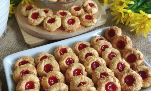 Strawberry Thumbprint Cookies