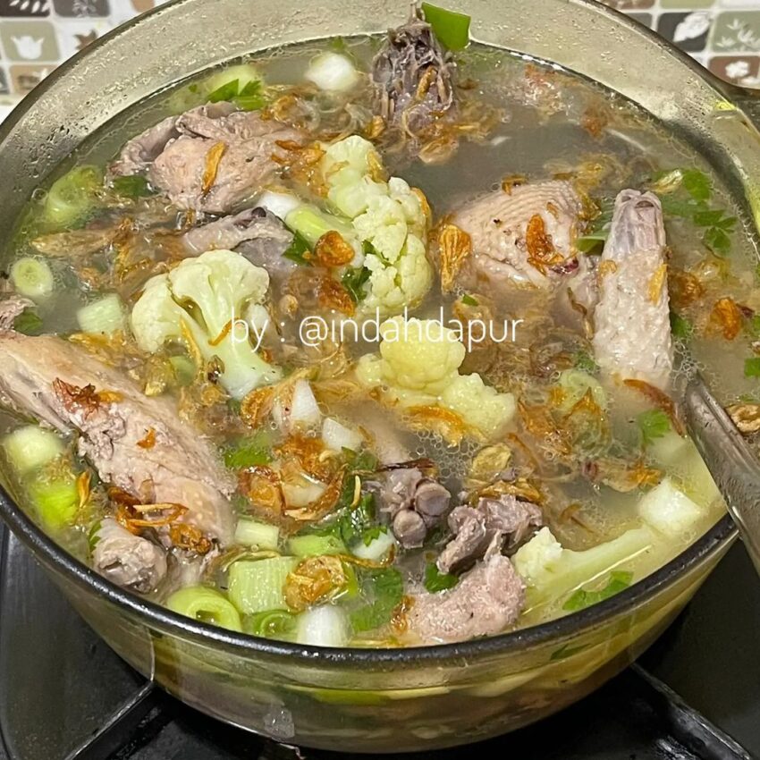 Resep Sup Ayam Kampung Dari Indahdapur