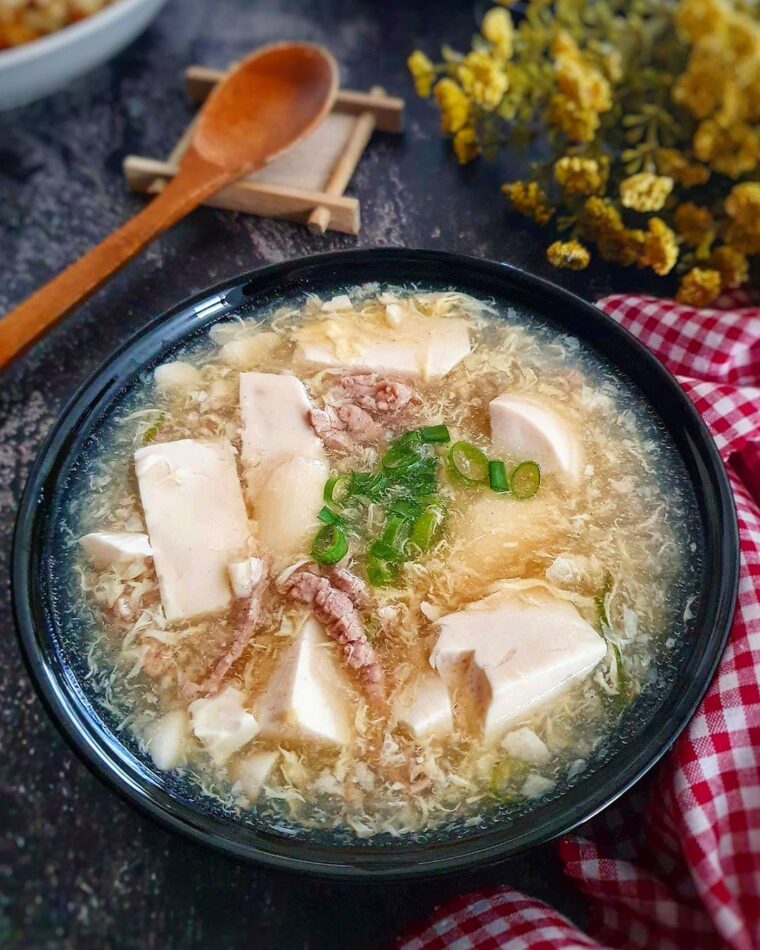 Resep Sup Tahu Sutera Dari yscooking