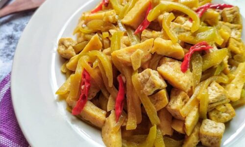 Tumis Labu Bakso Udang