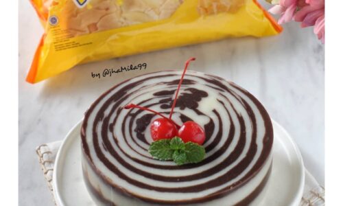 Zebra Puding Bread