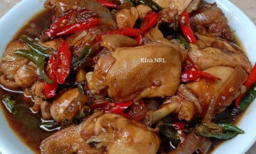 Ayam Lada Hitam Tanpa Digoreng