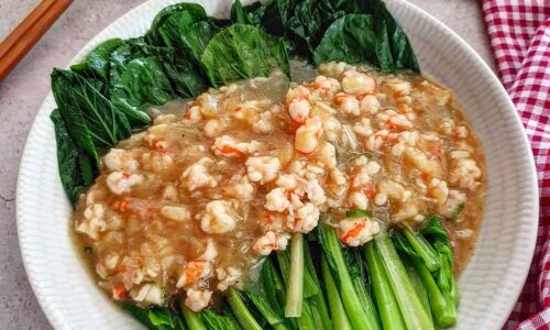 Baby Caisim Saus Udang